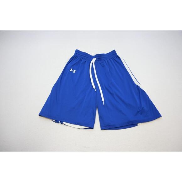 Under Armour Reversible Basketball Gym Shorts Loose Athletic Mens Sz Medium - Picture 1 of 9